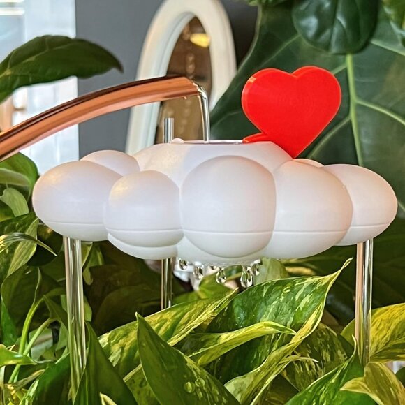 Original Dripping Rain Cloud with Heart Charm, Gift for Plant Lovers - Picture 2 of 7
